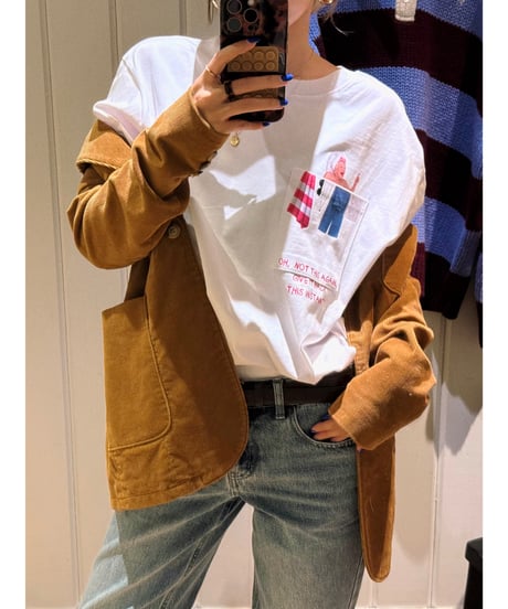 george＆barbara pair tee /  A type