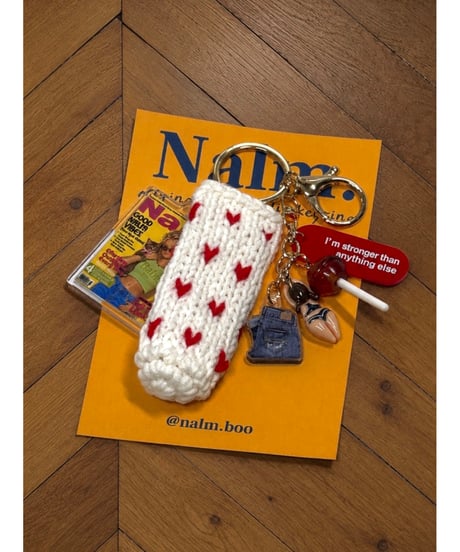 toy pop lip keyring / love letter