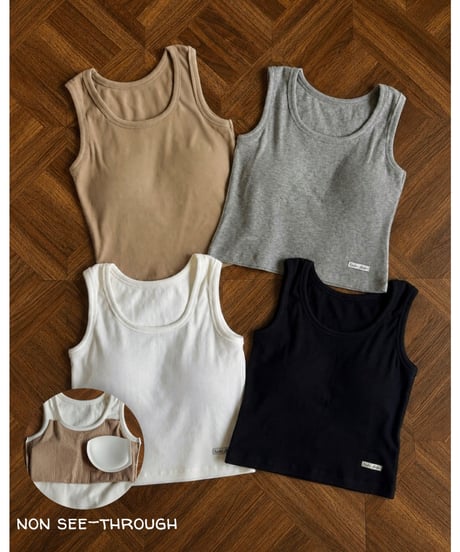 basic cup tank (4color)