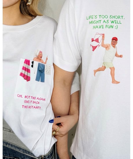 george＆barbara pair tee /  A type