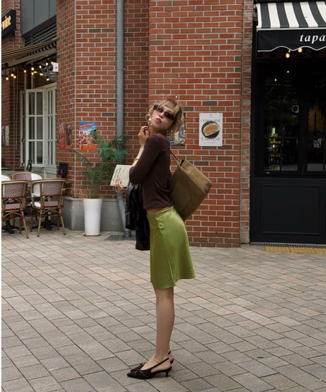 【pre】classic suede leather bag / beige