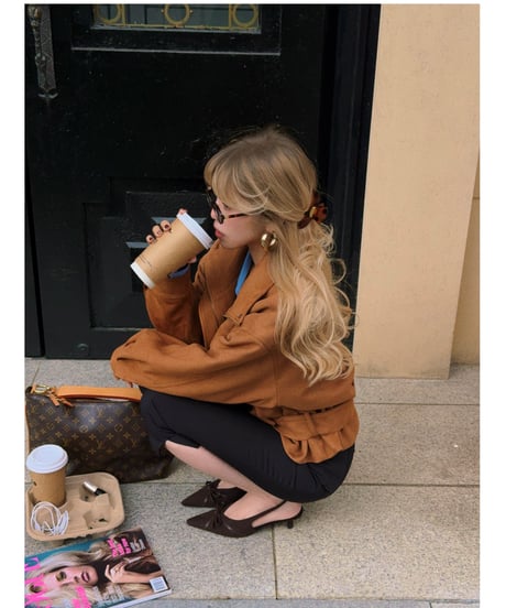 Ribbon Warm Suede Jacket