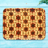 トレー(LL) 折敷 38×28cm【紬】ヴィンテージタイル