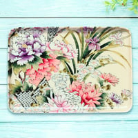 トレー(M)お盆 23×16cm【小紋】牡丹と百花