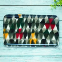 ミニトレー 21×12cm【伊勢崎銘仙】シックダイヤ