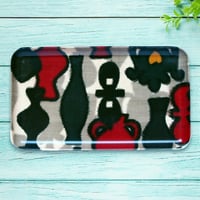 ミニトレー 21×12cm【伊勢崎銘仙】アートシルエット