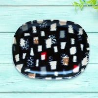 オーバル小皿 16×12cm【伊勢崎銘仙】モダンブロック