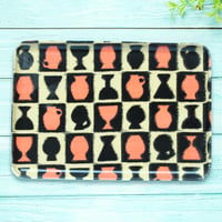トレー(M)お盆 23×16cm【伊勢崎銘仙】銘仙トランプ