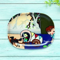 オーバル小皿 16×12cm【子供着物】ウェスタン・ロード