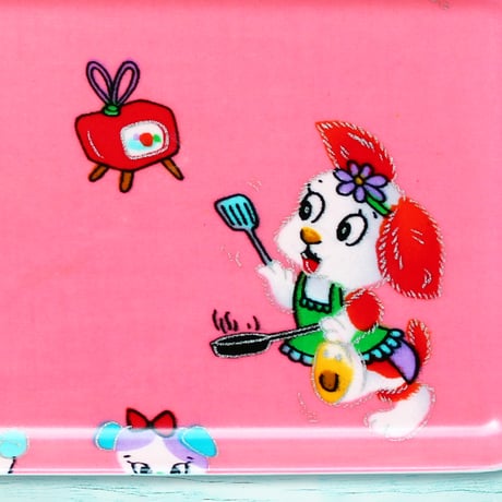 ミニトレー 21×12cm【子供着物】おてんばクッキング