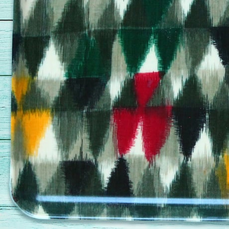 ミニトレー 21×12cm【伊勢崎銘仙】シックダイヤ