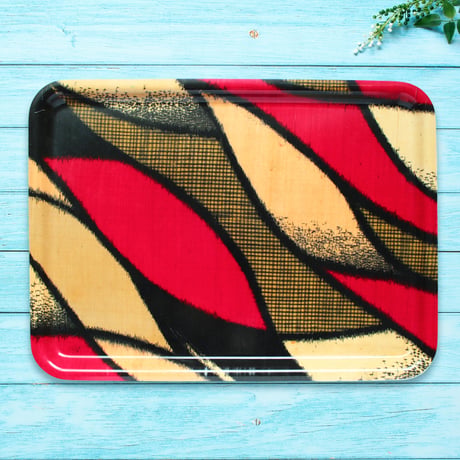 トレー(LL) 折敷 38×28cm【伊勢崎銘仙】浪漫ウェーブ(A)