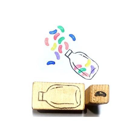 H2413.消しゴムはんこ(スタンプ)ゼリービーンズ3