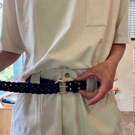 RELAXFIT "IMAGEN DE Mexico🇲🇽 Leather mesh belt"