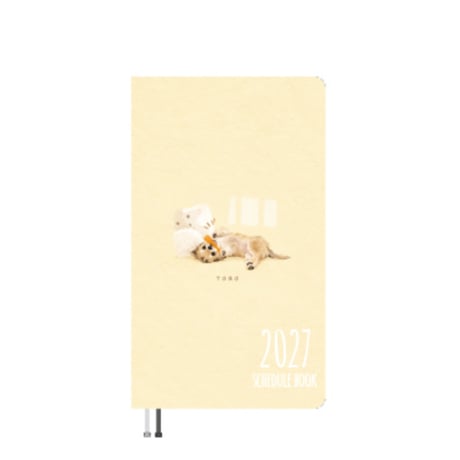 【予約販売】 うに&えび&とろ チワワ 犬 2027年 ポケットスケジュール帳 PO27213
