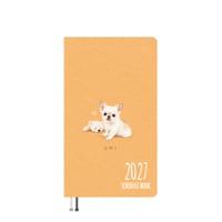 【予約販売】 うに&えび&とろ チワワ 犬 2027年 ポケットスケジュール帳 PO27212