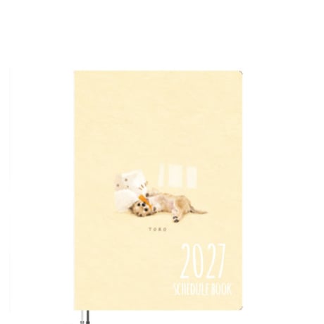 【予約販売】 うに&えび&とろ チワワ 犬 2027年 A5スケジュール帳 A527208