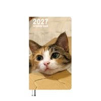 【予約販売】 レオとイロハ 猫 2027年 ポケットスケジュール帳 PO27141