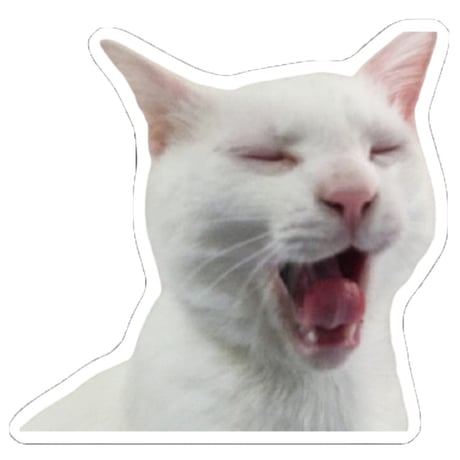【予約販売】 ねこかます 猫 ステッカーNo31 3枚セット SU031NN