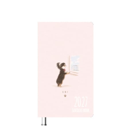 【予約販売】 うに&えび&とろ チワワ 犬 2027年 ポケットスケジュール帳 PO27211