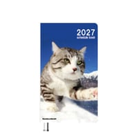 【予約販売】 旅猫 ニャン吉 2027年 ポケットスケジュール手帳 PO27270