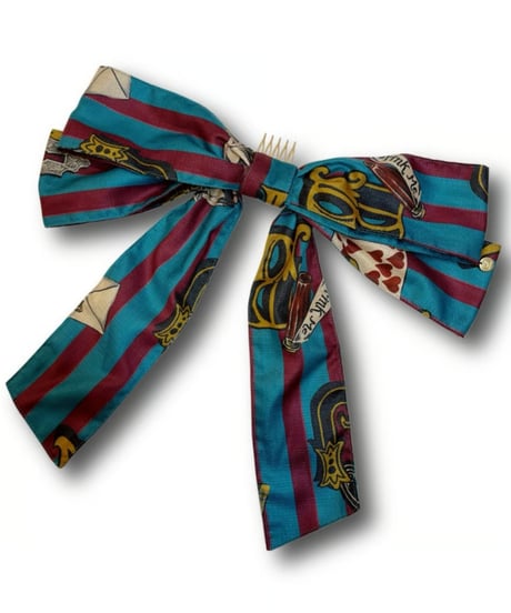 Perla nell' ostrica　2026P-AC  Alice in Wonder Glyph 2Way ribbon（Blue）