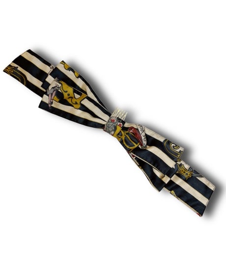 Perla nell' ostrica　2026P-AC  Alice in Wonder Glyph 2Way ribbon（Black）