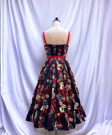 【Duo D】 Tipsy Ribbon Jumper Skirt