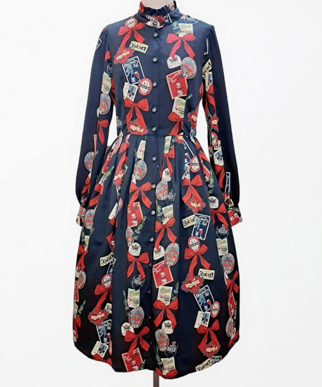 【Duo C】Tipsy Ribbon one-piece
