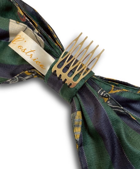 Perla nell' ostrica　2026P-AC  Alice in Wonder Glyph 2Way ribbon（Green）
