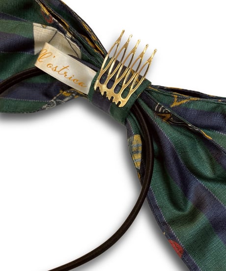 Perla nell' ostrica　2026P-AC  Alice in Wonder Glyph 2Way ribbon（Green）