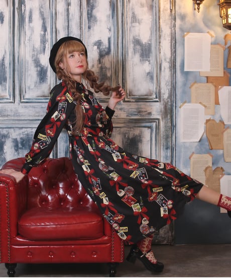【Duo C】Tipsy Ribbon one-piece