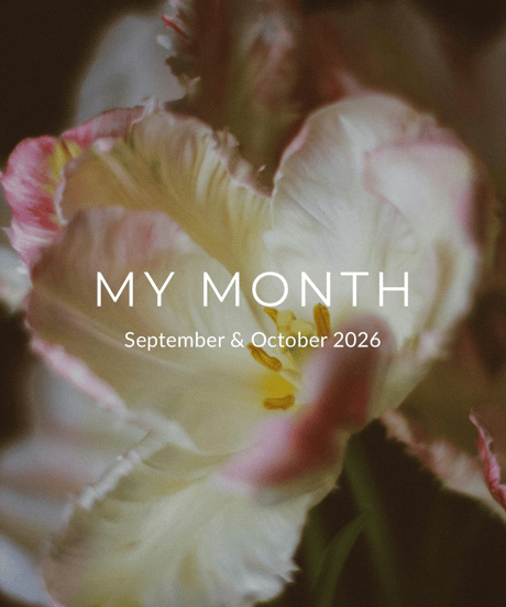 【MY MONTH】September & October 2026