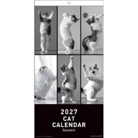 2027年 猫カレンダー(壁掛け)【ダイナミック】　4906327907212　×1部