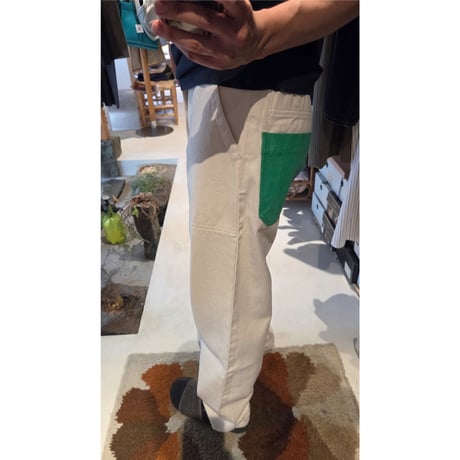 ISSUETHINGS / TYPE121 (COLORED POCKET) *NATURAL WHITE & GREEN
