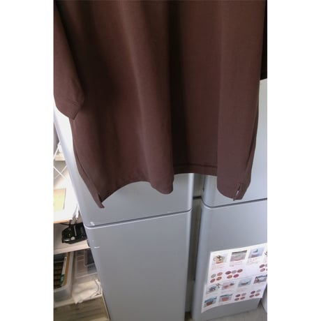 EVCON/ KANOKO POLO S/S TEE *D.BROWN