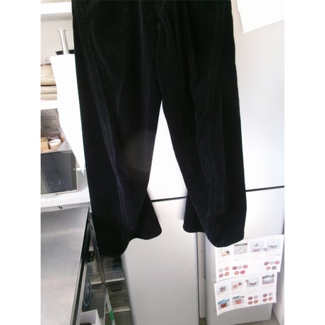 NVRFRGT / 3D TWISTED WIDE LEG 5P PANTS *BLACK