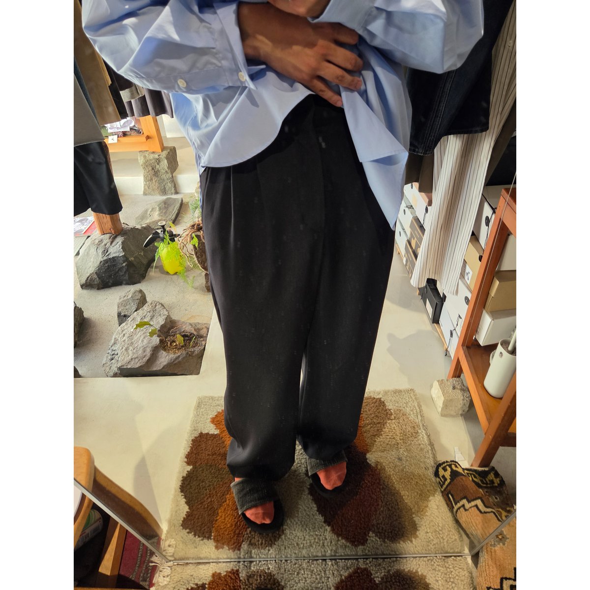 ABELIA EDWARD GOUCHA / BASEBALL SLACKS *BLACK