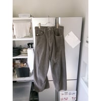 NVRFRGT / 3D TWISTED WIDE LEG 5P PANTS *DUSTY CLAY