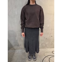 OLD FOLK HOUSE(Ladies) / Plain Sweatshirt *Dark brown