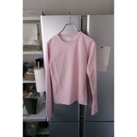 OLD FOLK HOUSE / Reversible Long-Sleeve *Pale Pink / White