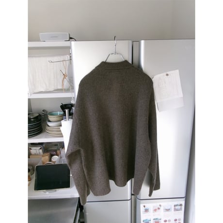 Blanc YM/ Kid Mohair Knit Shirts *Brown
