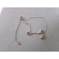 HIDAKA / 3-Spoke Mixed Necklace *Silver/Multi