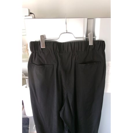 Blanc YM / Cupro Nylon Browsing Pants  *BLACK