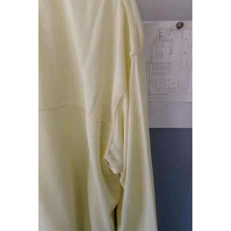 EVCON/ SHEER HENRYNECK L/S TEE *L.YELLOW