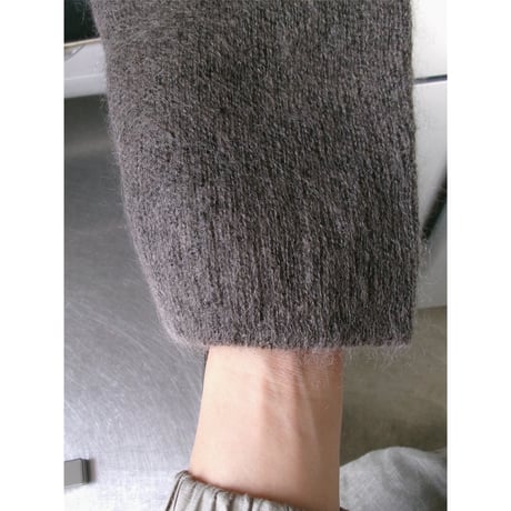 Blanc YM/ Kid Mohair Knit Shirts *Brown