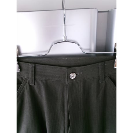 YOKO SAKAMOTO / WORK 5POCKET STRAIGHT PANTS (COTTON/RAYON) *OLIVE