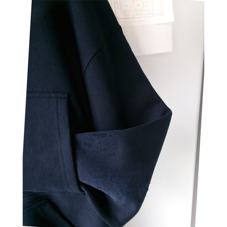 ABELIA EDWARD GOUCHA / FRACTURE HOODIE 2 *NAVY