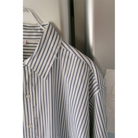 ISSUETHINGS / TYPE127（STRIPED)*WHITE & NAVY BLUE