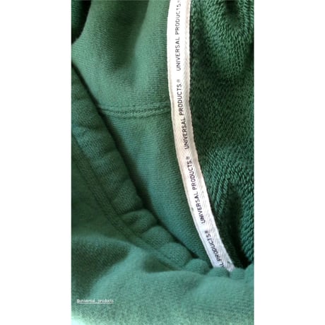 UNIVERSAL PRODUCTS / JUMBERCA ZIP UP HOODIE *GREEN